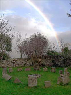 Stone circle at the Healing Dao Centre - WALES